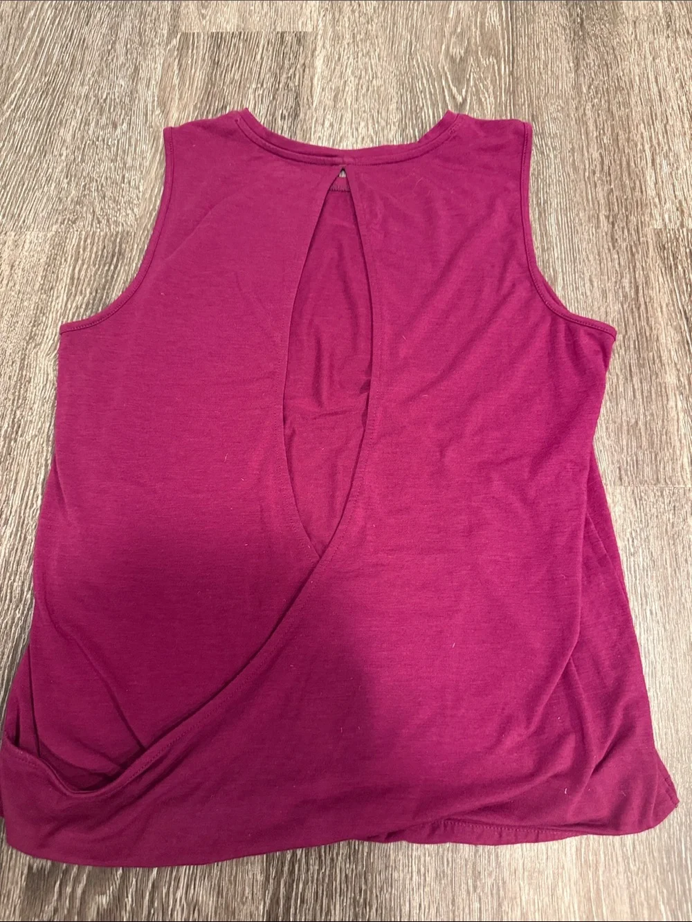 Athleta Deep Magenta Sleeveless Workout Tank.  Size - medium